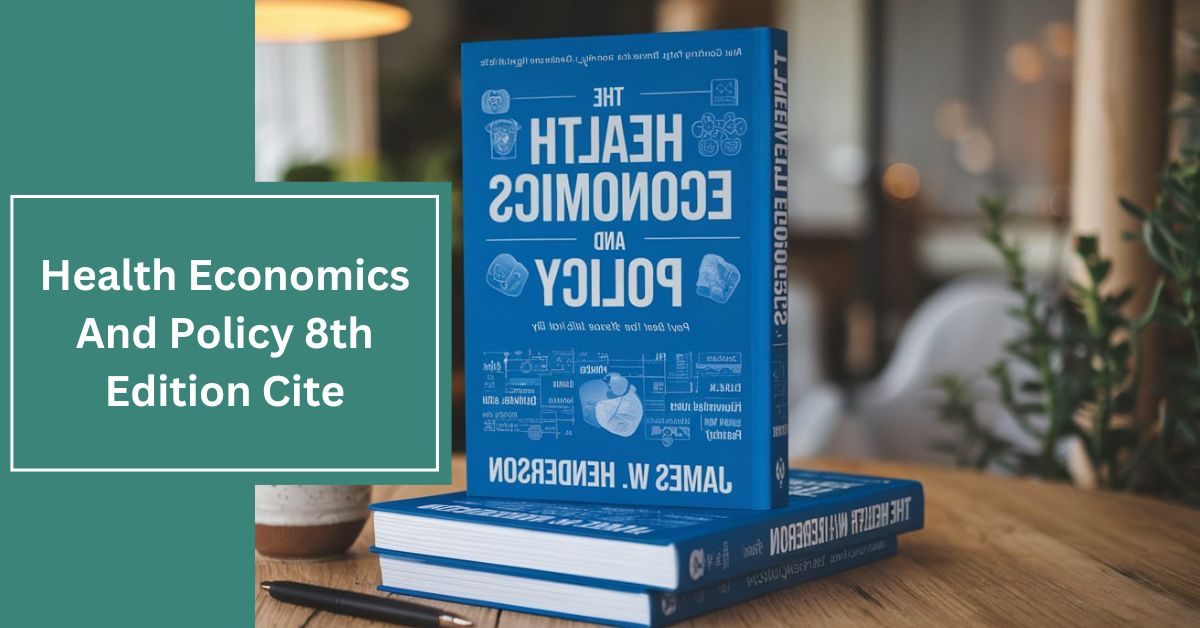 Health Economics And Policy 8th Edition Cite