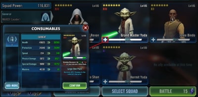 Top SWGOH Health Steal Up Characters